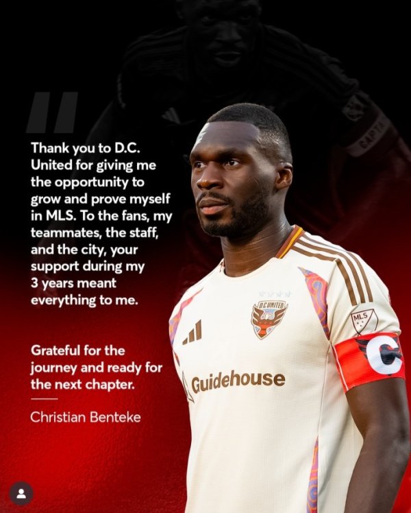 TA：本特克社媒晓谕离队，华盛顿联仍但愿劝服他留住